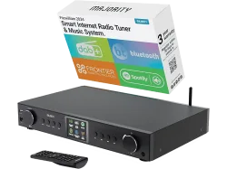 MAJORITY Fitzwilliam 2024 Internetradio-Tuner und Musiksystem, Digital, Internet radio, DAB, DAB+, FM, Bluetooth, Schwarz