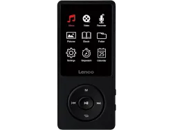 LENCO Xemio-669BK MP3/MP4 Player (8 GB, Schwarz)