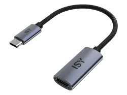 ISY IAD 1035 USB-C auf HDMI 2.1 Adapter, Silber/Schwarz