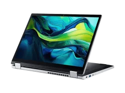 ACER Aspire Go Spin 14 AGSP14-31PT-C32Y, Convertible 2 in 1 Laptop, mit Display Touchscreen, Intel® N-Series N150 Prozessor, 4 GB RAM, 128 UFS, Graphics, Pure Silver , Windows 11 Home S-Modus