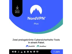 NordVPN Plus - 1 Jahr Cybersicherheitspaket (VPN und Passwortmanager)