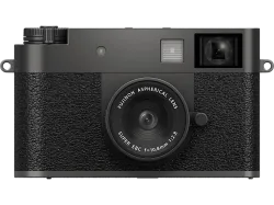 FUJIFILM X half Kompaktkamera Charcoal Silber, Kein opt. Zoom, LCD-Touch-Monitor, WLAN