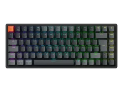 KEYCHRON K2 QMK v3 Red Switch (CH) Wireless, Gaming-Tastatur, Mechanisch, Bluetooth 5.2/Kabelgebunden, Schwarz
