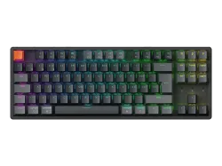 KEYCHRON K8 QMK v2 Brown Switch (CH) Wireless, Gaming-Tastatur, Mechanisch, Bluetooth 5.2/Kabelgebunden, Schwarz