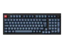 KEYCHRON V5 Max QMK Brown Switch (CH) Wireless, Gaming-Tastatur, Mechanisch, 2,4 GHz/Bluetooth 5.1/Kabelgebunden, Schwarz