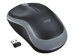 Logitech M185 Funk-Maus Optisch Grau