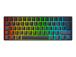 DELTACO Mechanical Keyboard DK470 GAM-175-CH Hot-Swap,KTT Switches,Black