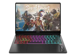 HP OMEN Transcend 14-fb1994nz, Gaming Notebook, mit 14 Display, Intel® Core? Ultra 9 Prozessor 285H (24 MB Cache, bis zu 5.40 GHz), 64 GB RAM, 2 TB SSD, NVIDIA GeForce RTX? 5070, Shadow Black, Windows 11 Home