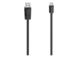 HAMA 200650 USB-C-Kabel 25cm, Schwarz