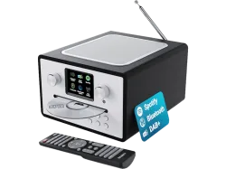 MAJORITY Homerton 2 Internetradio-Musiksystem, Digital, DAB+, DAB, FM, Internet radio, Bluetooth, Black