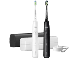 PHILIPS SONICARE HX7119/02 Sonicare 5500 Elektrische Schallzahnbürste Weiss/Schwarz, Reinigungstechnologie: Schalltechnologie