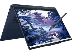 LENOVO-IDEA IdeaPad 5 14IAL10, Convertible 2 in 1 Laptop, mit 14 Display Touchscreen, Intel® Core? Ultra 7 Prozessor 255U (12 MB Cache, bis zu 5.20 GHz), 16 GB RAM, TB SSD, Onboard Graphics, Cosmic Blue, Windows 11 Home