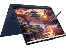 LENOVO-IDEA IdeaPad 5 2-in-1 16AKP10, Copilot+ PC, Convertible 2 in 1 Laptop, mit 16 Display Touchscreen, AMD Ryzen? AI 340 Prozessor, GB RAM, 512 SSD, Radeon? 840M, Cosmic Blue, Windows 11 Pro