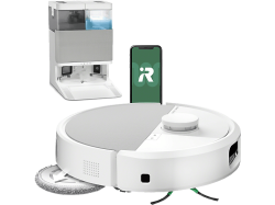 iRobot Roomba® Plus 505 Combo Roboter + AutoWash™ Dock Saug- und Wischroboter – Staubsauger Roboter/Saugroboter – weiss