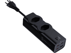 Schöneberger Steckdosenleiste | 2 x Typ 13 | Fast Charging | 67 w | schwarz