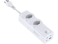 Schönenberger Steckdosenleiste | 2 x Typ 13 | Fast Charging | 67 w | weiss