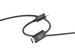 ISY 4K High Speed HDMI Kabel mit Ethernet, Schwarz
