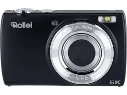 ROLLEI Powerflex Compact Digitalkamera Schwarz, 5x opt. Zoom, LCD (IPS)