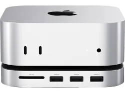 Satechi - Mac Mini M4 Alu Stand & Hub m. NVME SSD, Anthrazit