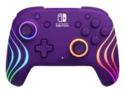 PDP Afterglow Wave Wireless Controller Purple für Nintendo Switch, Switch OLED, Lite