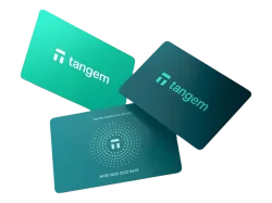 TANGEM 2.0 Card Wallet (3er Set) Hardware-Wallet Electra Sea