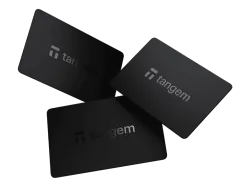 TANGEM 2.0 Card Wallet (3er Set) Hardware-Wallet Schwarz