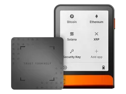 LEDGER Flex (inkl. Recovery Key) Krypto-Wallet Bitcoin Orange