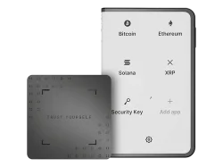 LEDGER Stax (inkl. Recovery Key) Krypto-Wallet Midnight Black
