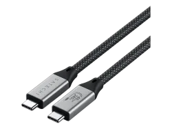 SATECHI ST-YU4120K USB4 V2 Pro Kabel, Grau/Space Gray