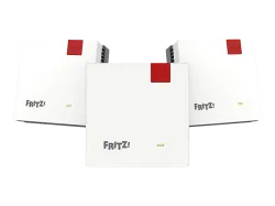 FRITZ! MESH SET 1600 3-PACK INT. CH WLAN AC Repeater – LAN & WLAN Router – weiss