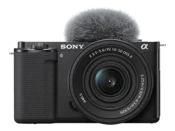 SONY Alpha ZV-E10K APS-C spiegellose Kamera mit Wechselobjektiv und 16-50 mm f/3.5-5.6 Power Zoom Kit-Objektiv (Schwenkbarer Bildschirm, 4K Video, Real-Time Augen Autofokus)