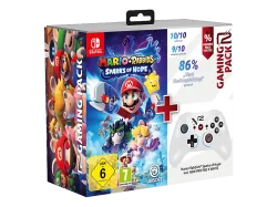 Mario + Rabbids: Sparks of Hope R2 NSW Pro Pad X White Gaming Pack - Nintendo Switch [Deutsch, Französisch, Italienisch]