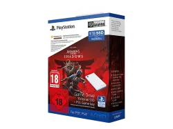 SEAGATE Game Drive PS5 1TB SSD + Assassin?s Creed: Shadows (PS5 Key), Festplatte, Weiss