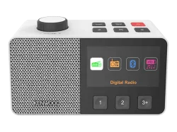 KENWOOD CR-M70DAB Senioren-Radio, Digital, DAB+, DAB, FM, Bluetooth, Weiss