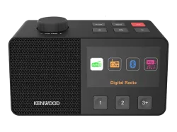 KENWOOD CR-M70DAB Senioren-Radio, Digital, DAB+, DAB, FM, Bluetooth, Schwarz