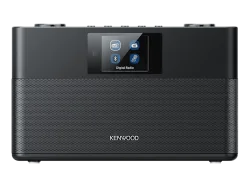 KENWOOD CR-ST85DAB Kompaktradio mit ASA-Warnfunktion, Digital, DAB+, DAB, FM, Bluetooth, Schwarz