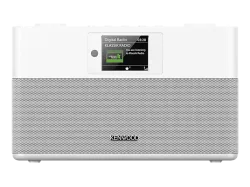 KENWOOD CR-ST85DAB Kompaktradio mit ASA-Warnfunktion, Digital, DAB+, DAB, FM, Bluetooth, Weiss