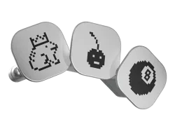 LEDGER Nano Gen5 Badges Pack 3 Silber/Schwarz