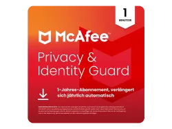 McAfee Privacy & Identity Guard (1 Benutzer) - 1-Jahres-Abonnement Multiplattform [Deutsch, Französisch, Italienisch]