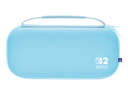 HORI Nintendo Switch 2 Slim Tough Pouch Hartetui, Hellblau
