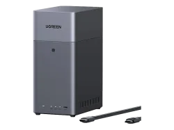 UGREEN NASync DH2300 + HDMI 95998 Cable Bundle NAS 3.5 Anzahl Festplattenschächte: 2 Grau/Silber