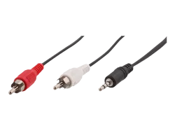 TNB CJACKRCA12 Audio-Adapterkabel 1,2m Schwarz