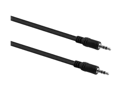 TNB JACK08 Audiokabel AUX3 M/M 0.8M, Schwarz