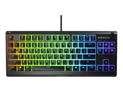 STEELSERIES APEX 3 TKL (CH Layout), Gaming Tastatur, Kabelgebunden, Schwarz