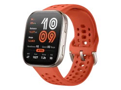 AMAZFIT Bip 6 Smartwatch Rahmen: Aluminiumlegierung, Gehäuse: Faserverstärkter Kunststoff Silikon, 130-195 mm, Red
