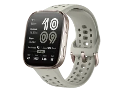 AMAZFIT Bip 6 Smartwatch Rahmen: Aluminiumlegierung, Gehäuse: Faserverstärkter Kunststoff Silikon, 130-195 mm, Stone