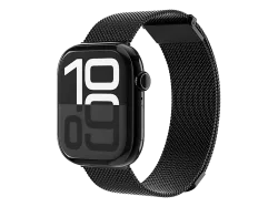 VONMÄHLEN Milanese Loop 2 (Watch 40/41/42 mm), Armband, Apple, Schwarz
