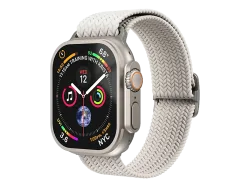 VONMÄHLEN Woven Loop (Watch 40/41/42 mm), Armband, Apple, Cream