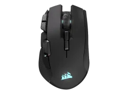 CORSAIR IRONCLAW WIRELESS SE Gaming-Maus, 2,4 GHz, Bluetooth®, USB-C, 26000 dpi, Optisch mit Leuchtdioden, Schwarz