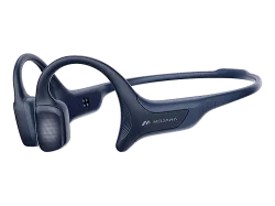 MOJAWA HaptiFit Terra, Open-ear Bone Conduction Kopfhörer mit Fitness-Tracking Bluetooth Dunkelblau